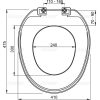 Alcaplast A3553 basic műanyag fehér WC ülőke